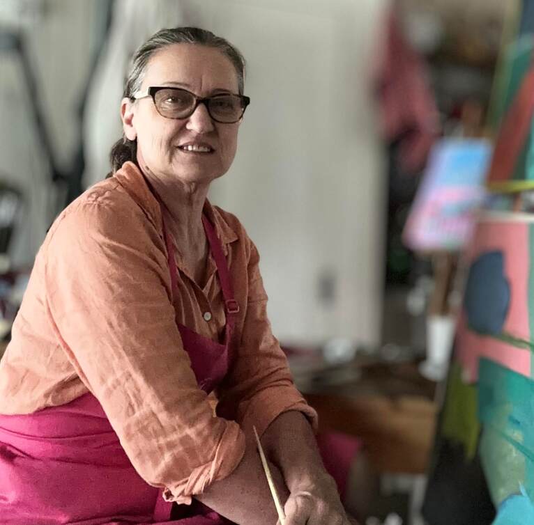 Pamela French in her studio (Edit)